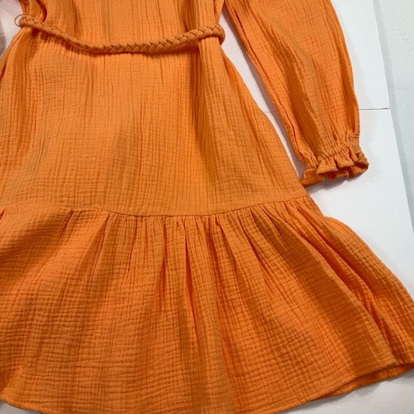 Magaschoni 100% Organic Cotton Mandarin Collar From Button XS Dress - Picture 12 of 13